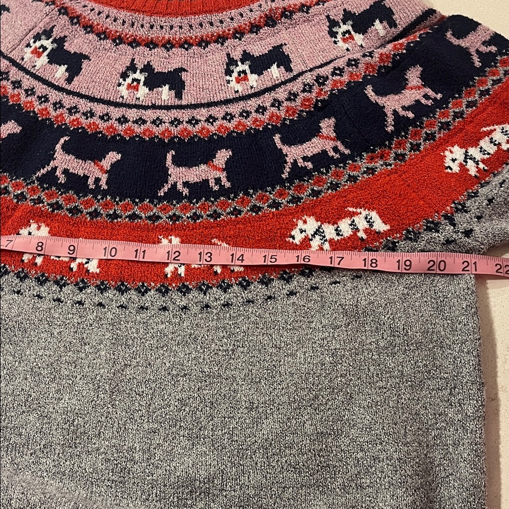 Holiday Time Festive Sweater with Dog Design - Picture 4 of 4